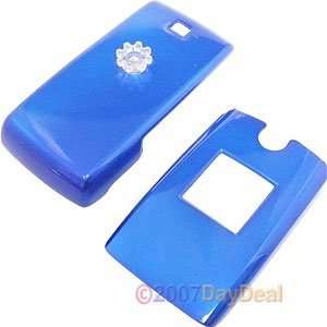  Blue Shield Protector Case w/ Belt Clip for LG Wave AX380 