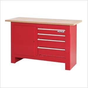  Waterloo 4 Drawer Workbench, Red
