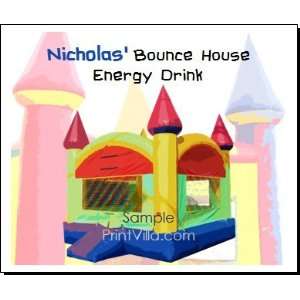 Bounce House Drink Label