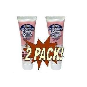  Coppertone Water Babies Sunscreen Lotion SPF 50 (2 Pack 