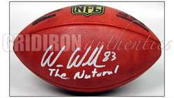   PATRIOTS AUTOGRAPHED OFFICIAL NFL LEATHER GAME FOOTBALL w/THE NATURAL