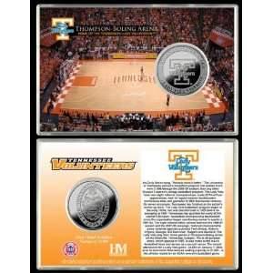   Lady Vols Thompson Boling Arena Silver Coin Card