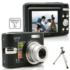 SVP DC 936 Black 9MP 3x Optical Zoom 2.5 LCD Digital Camera with ISO 