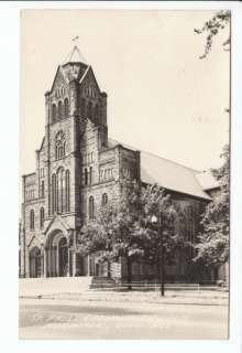   Catholic Church Norwalk OH RPPC Old Postcard Huron County Ohio Saint