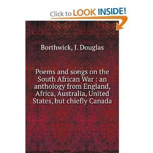  Poems and songs on the South African War  an anthology 