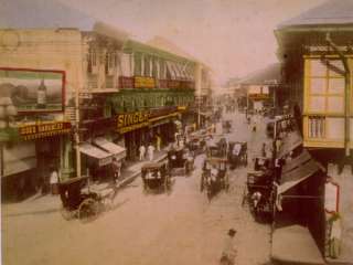 1898 Escolta. of Manila  Street scene in Manila  