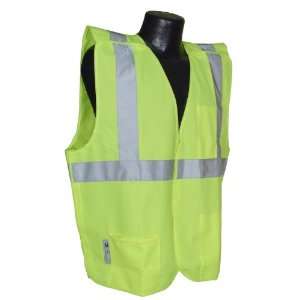  Radians SV4GSL Class 2 Breakaway Solid Safety Vests, Green 