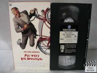 Pee wees Big Adventure VHS Paul Reubens/Pee wee Herman 085391152330 