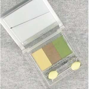  RED EARTH TRIO EYESHADOW COMPACT GREEN, BROWN, BEIGE 