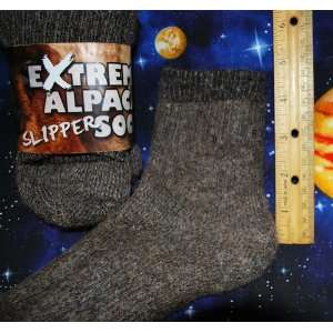  Extreme Alpaca Slipper Socks 10 13 (Fit Mens Shoe 9 11 or 
