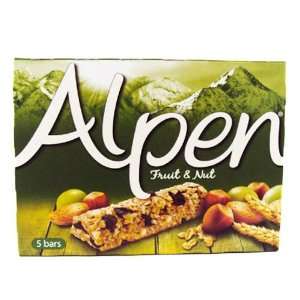 Alpen Fruit and Nut Cereal Bar 5 Pack 168g  Grocery 