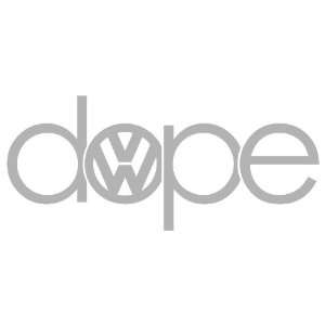  Dope Volkswagen SILVER VW Euro JDM Tuner Vinyl Decal 