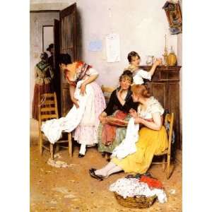   , painting name The New Suitor, By Blaas Eugene de 