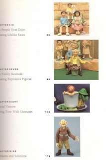 How to Make Clay Characters Craft Book Clown Ballerina Kids People Elf 