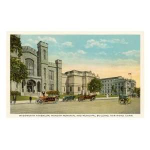 Wadsworth Atheneum, Hartford, Connecticut Travel Premium Poster Print 