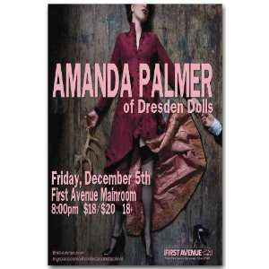  Amanda Palmer Poster   P Concert Flyer