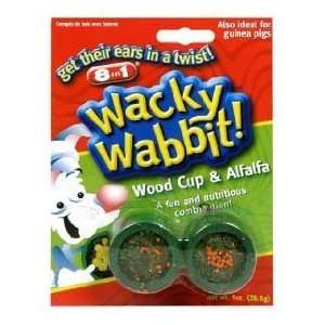 Wacky Wabbit Wood Cups Alfalfa Combo (Quantity of 4)