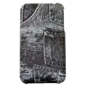  KingCase iPhone 3G & 3GS Hard Case * Denim Jeans * (Black 