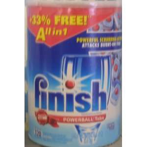  finish Powerball Tabs Fresh Scent All in 1 120 Tabs 