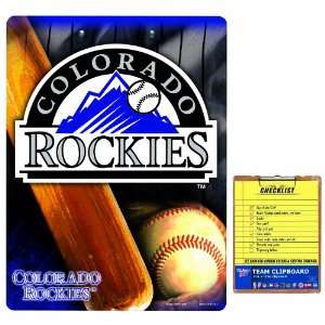  MLB Colorado Rockies Clip Board
