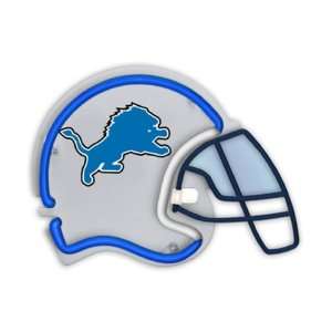  Detroit Lions Neon Sign Helmet