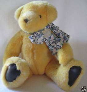 Victoria Secret Gund 1992 Teddy Bear Plush Yellow Bear  