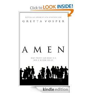 Amen What Prayer Can Mean in a World Beyond Belief Gretta Vosper 