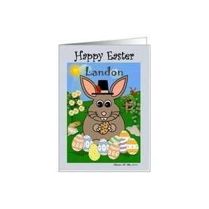  Happy Easter Landon / Easter Name Specific / Mr. Bunny 