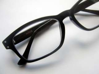   Hornrim Reading Glasses 1.00 Black Mad Men Nerd Retro Eyeglass Frames