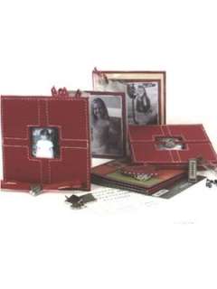 All My Memories RED 4x4 Scrapbook Album + Embellishment 820714733793 