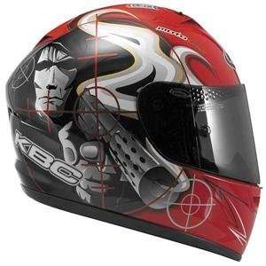  KBC VR 2 Gunslinger Helmet   X Small/Red/Black Automotive