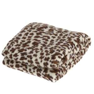  Snuggie Soft Fleece Blanket w/ Sleeves Pockets   Leopard 