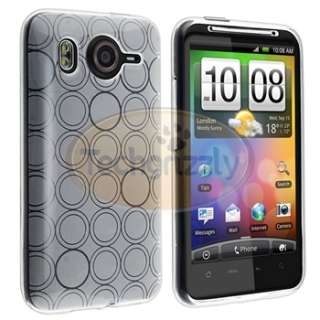   TPU Case+Privacy LCD Protector for HTC Desire HD Inspire 4G Accessory