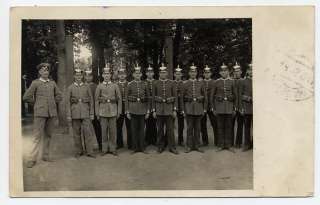 F2681 MILITARY WW I GERMAN SPIKED HELMETS SOLDIERS RPPC  