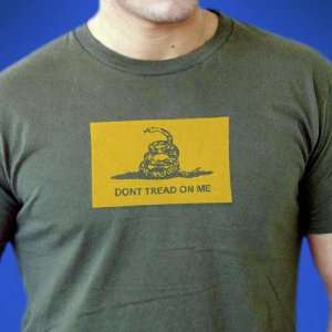   Flag Dont Tread on Me Snake T Shirt (Tea Party) 