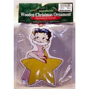  Betty Boop Wooden Ornament