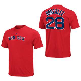 ADRIAN GONZALEZ Boston Red Sox T Shirt Jersey  