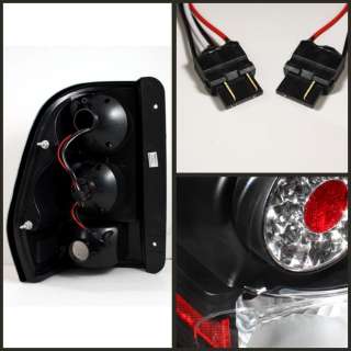 02 09 CHEVY TRAIL BLAZER BLACK LED TAIL LIGHTS TAILLAMP LEFT+RIGHT 