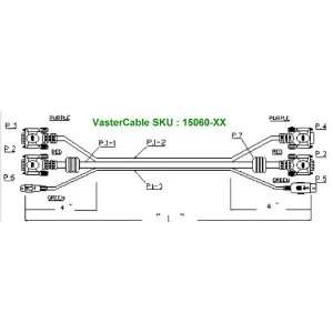    Video Ps/2 Keyboard Rs232 Combo Cable Set 6 Ft Electronics