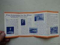 1920s Seventh Day Adventist Blind Brochure Lincoln NE  