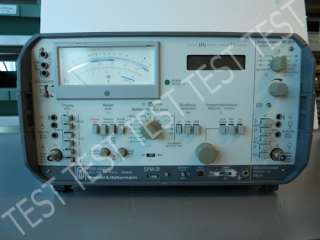 Wandel & Goltermann SPM 31 200 Hz   620 kHz Selective Level Meter 