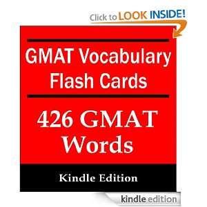  Vocabulary Flash Cards  426 Frequent GMAT Words from GMAT Vocabulary 