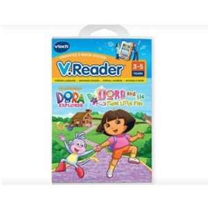  NEW Vtech Electronics Vreader Book Dora Help Kids Build 
