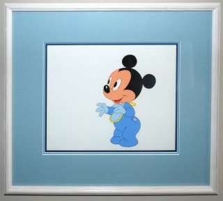 Walt Disney Production Cel of Baby Mickey from 1980s  