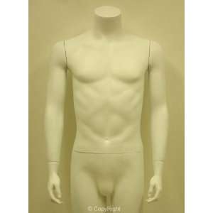  Male Full Body Fiber Glass Headless White Matte C 5 