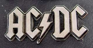 AC/DC PIN BADGE ANGUS VAN HALEN SCORPIONS AEROSMITH HM  