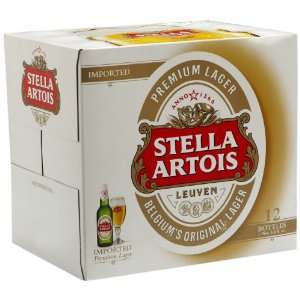 Stella Artois, 12pk, 22.4 oz Bottles Grocery & Gourmet Food