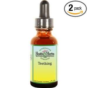 Alternative Health & Herbs Remedies Teething, 1 Ounce Bottle (Pack of 