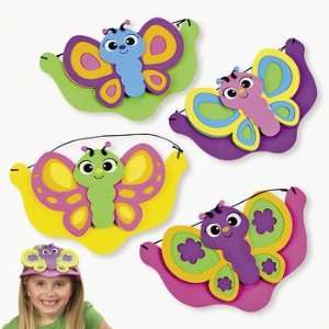    12 Butterfly Visors   Hats & Visors