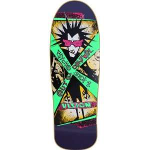  Vision Psycho Stick#2 Deck 10x30.5 Pur Green Skateboard Decks 